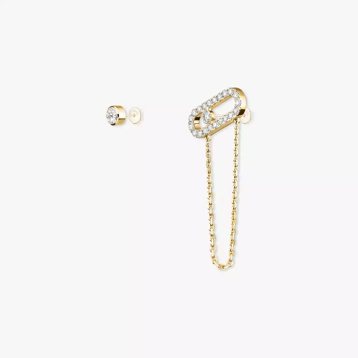 [Shinejoy]Move Uno Diamond Earrings