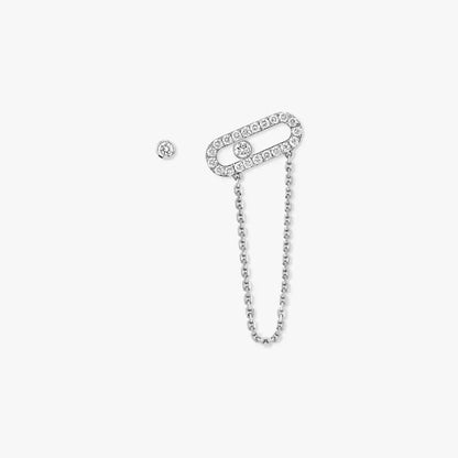 [Shinejoy]Move Uno Diamond Earrings