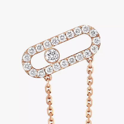 [Shinejoy]Move Uno Diamond Earrings
