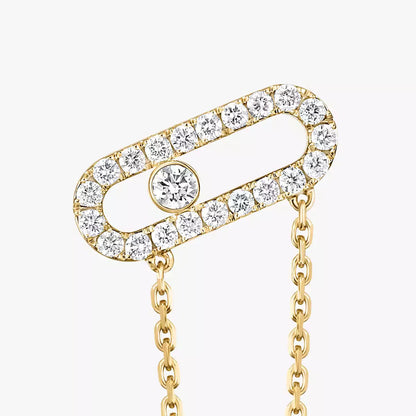 [Shinejoy]Move Uno Diamond Earrings