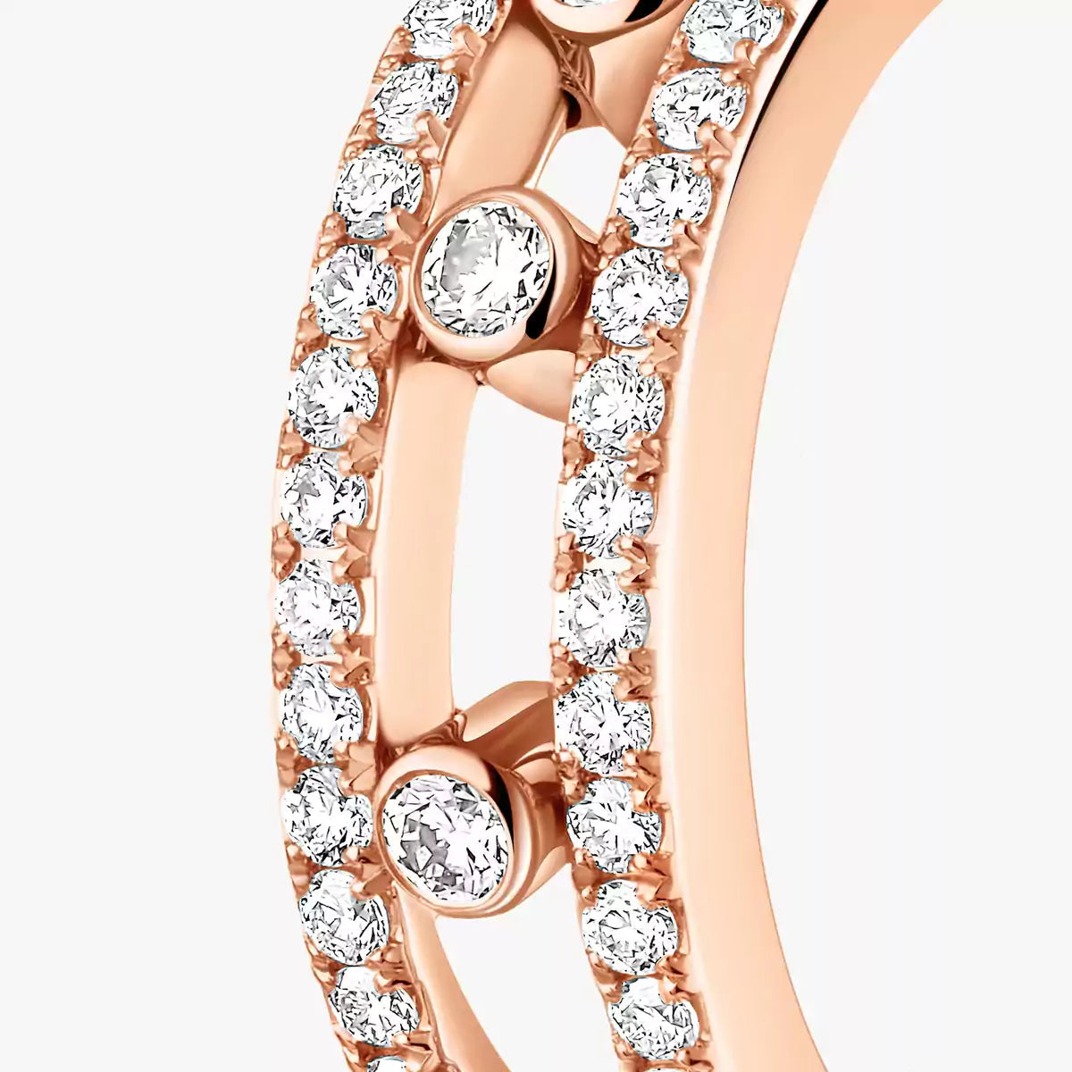 [Shinejoy]Diamond Pave_ Hoop Earrings Move
