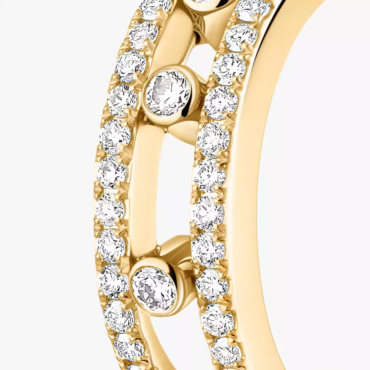 [Shinejoy]Diamond Pave_ Hoop Earrings Move