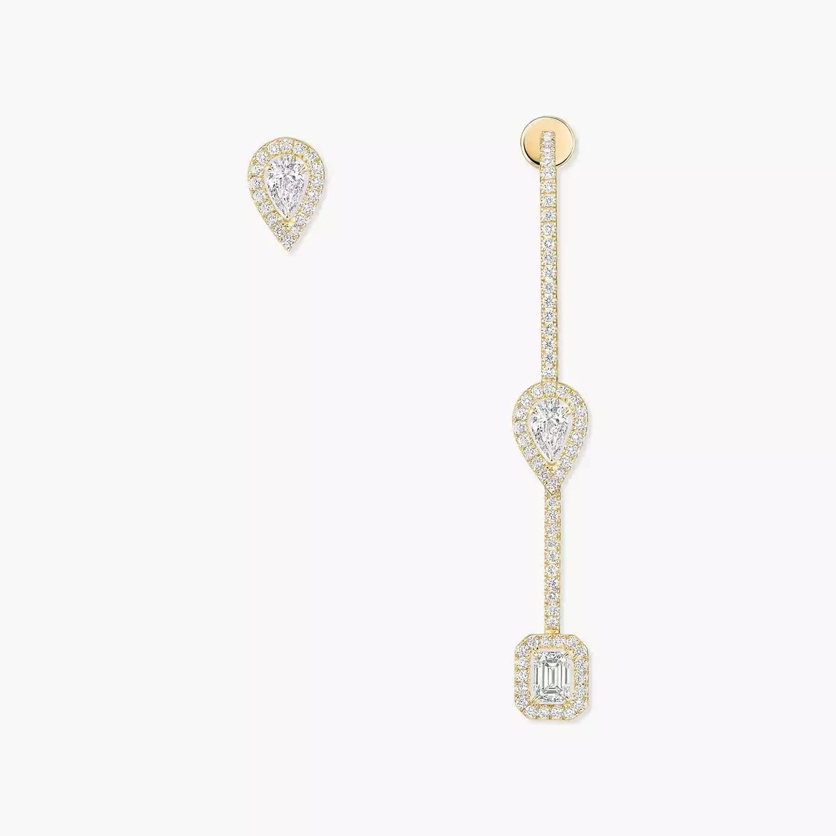 [Shinejoy]Diamond Drop Earrings My Twin