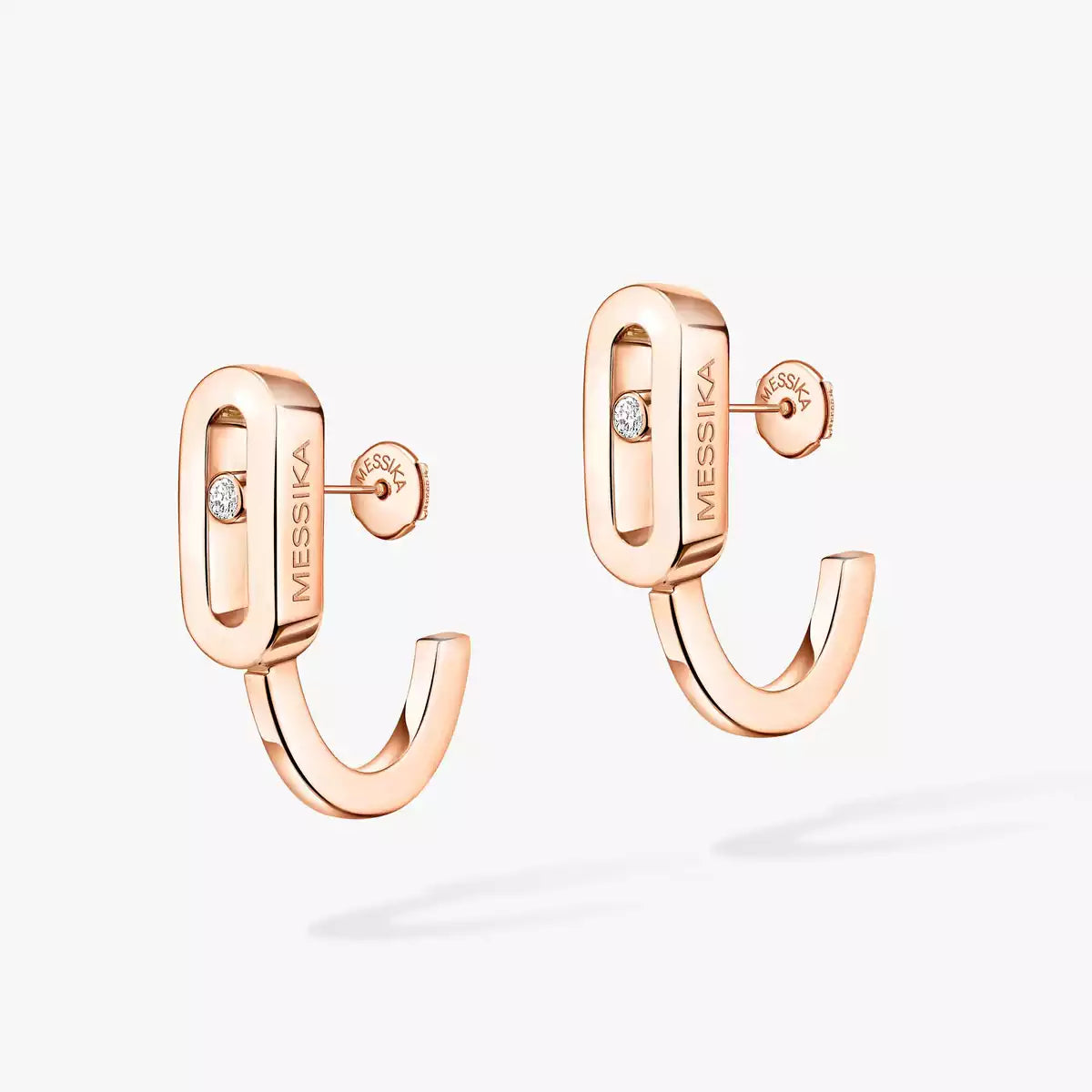 [Shinejoy]Diamond Mini Hoop Earrings Move Classique