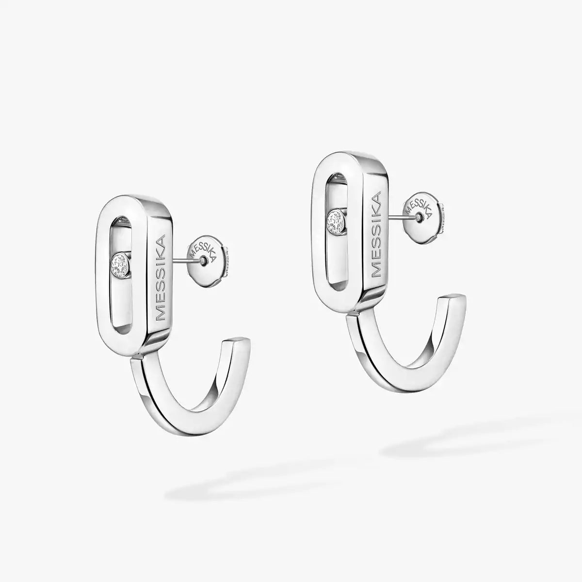 [Shinejoy]Diamond Mini Hoop Earrings Move Classique