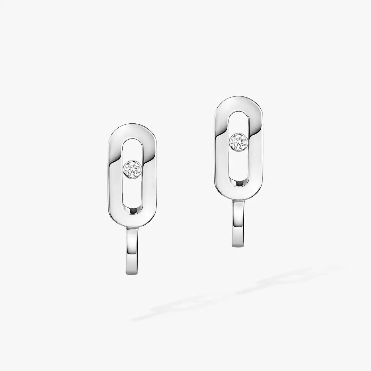 [Shinejoy]Diamond Mini Hoop Earrings Move Classique