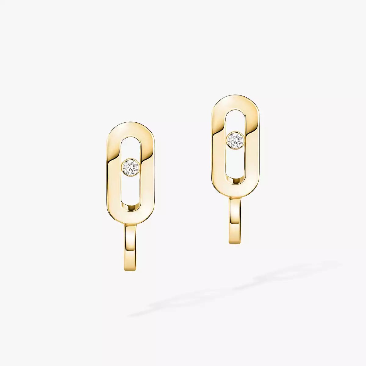 [Shinejoy]Diamond Mini Hoop Earrings Move Classique