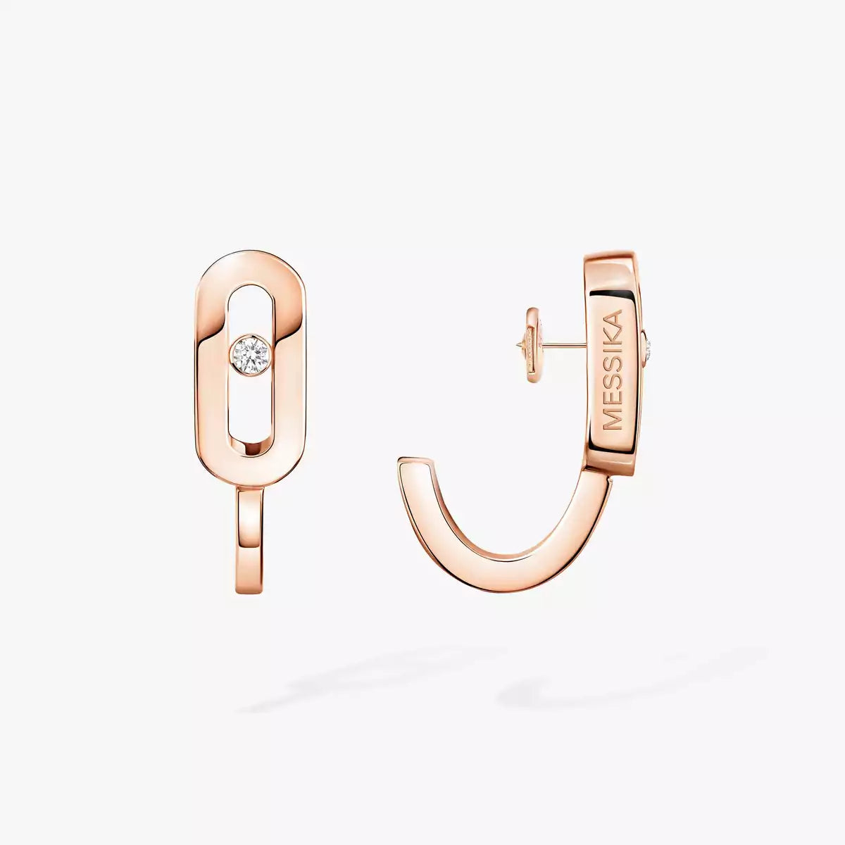 [Shinejoy]Diamond Mini Hoop Earrings Move Classique