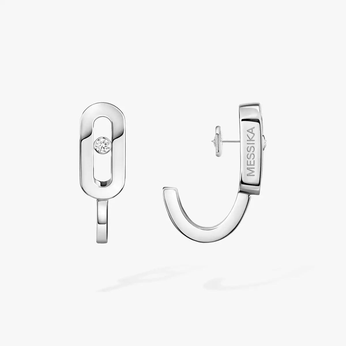 [Shinejoy]Diamond Mini Hoop Earrings Move Classique