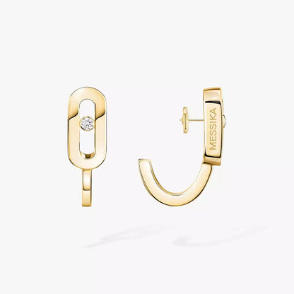 [Shinejoy]Diamond Mini Hoop Earrings Move Classique