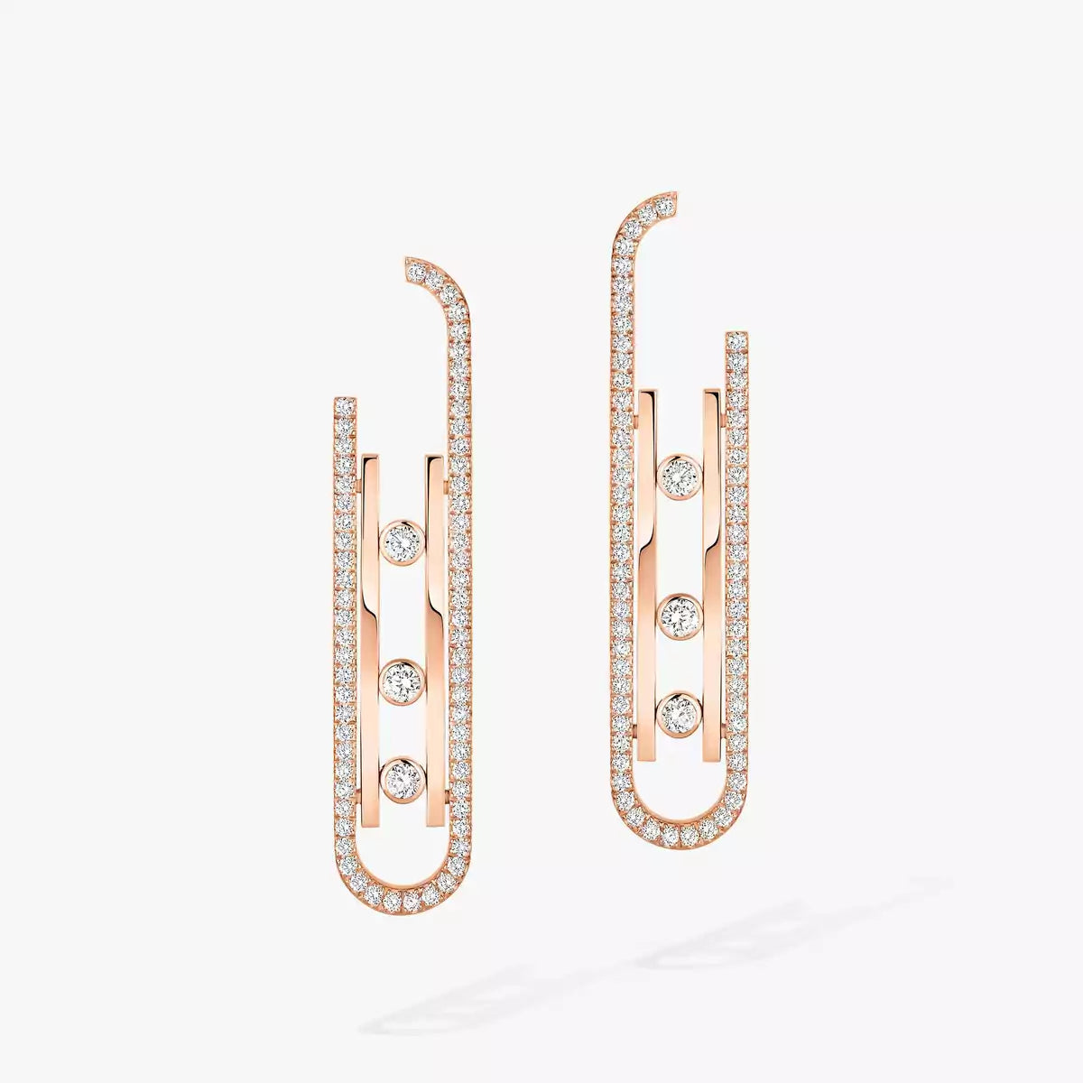[Shinejoy]Diamond Pendant Earrings Move 10Th