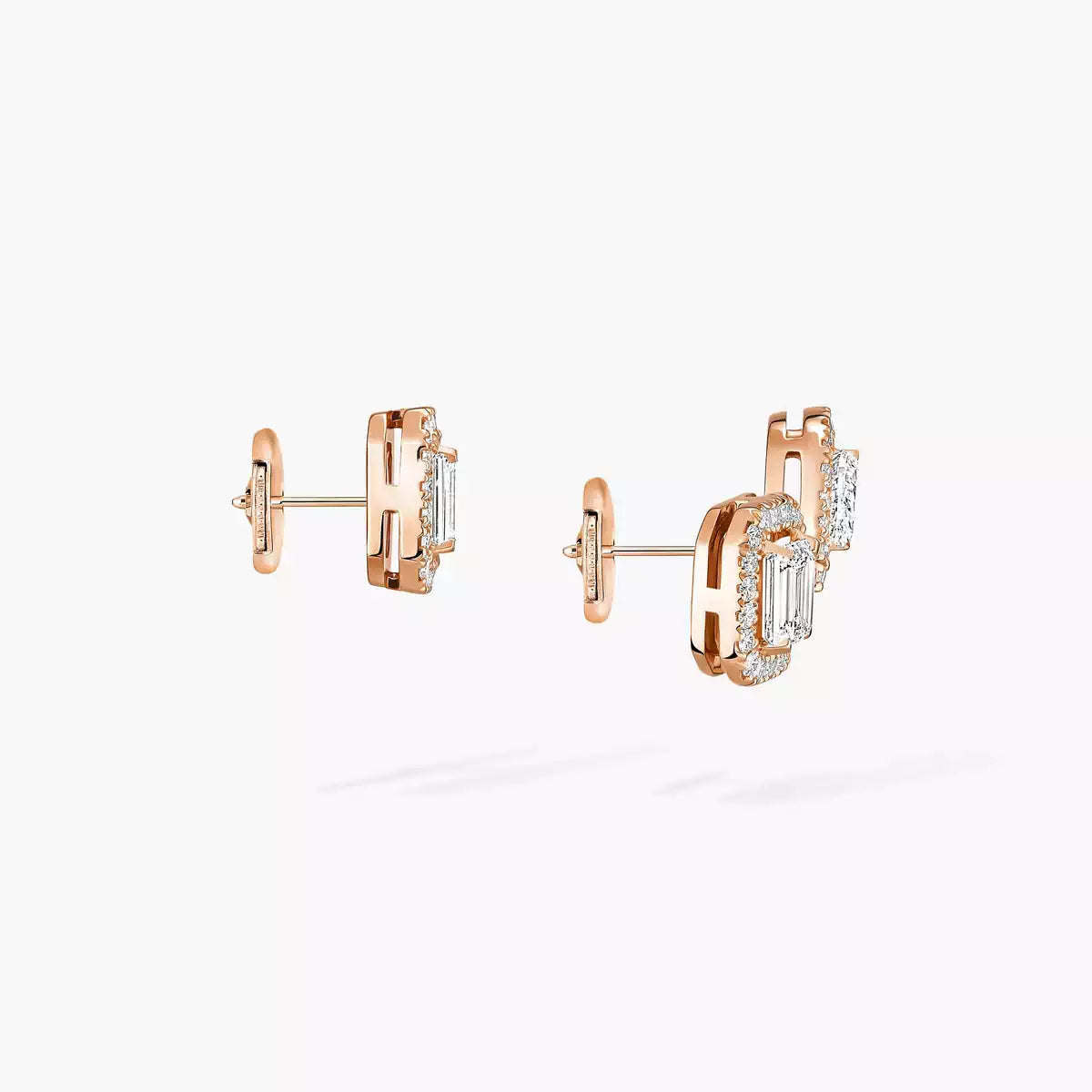 [Shinejoy]Diamond Earrings 0,10ct My Twin 1+2