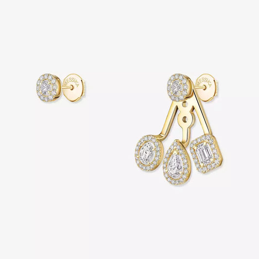 [Shinejoy] Mon Trio Jumeau Boucles d'oreilles en Diamant