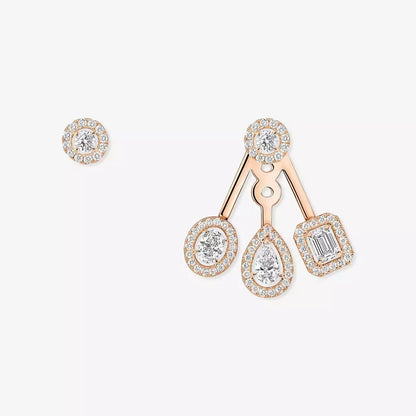 [Shinejoy] My Twin Trio  Diamond Earrings