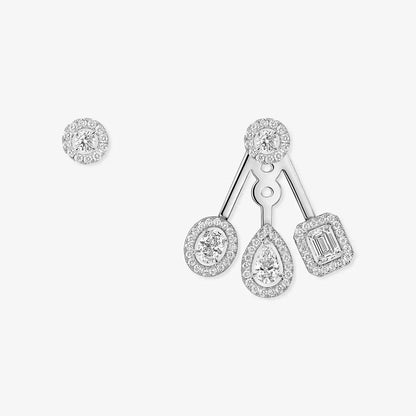 [Shinejoy] My Twin Trio  Diamond Earrings