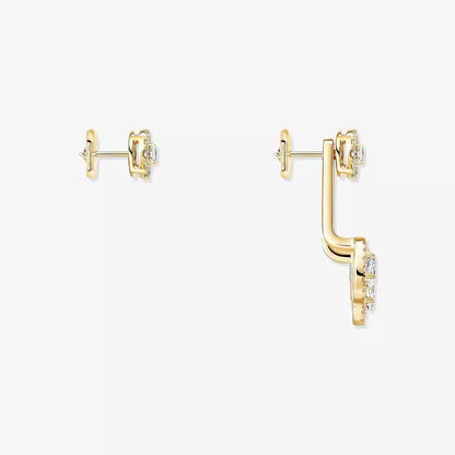 [Shinejoy] My Twin Trio  Diamond Earrings
