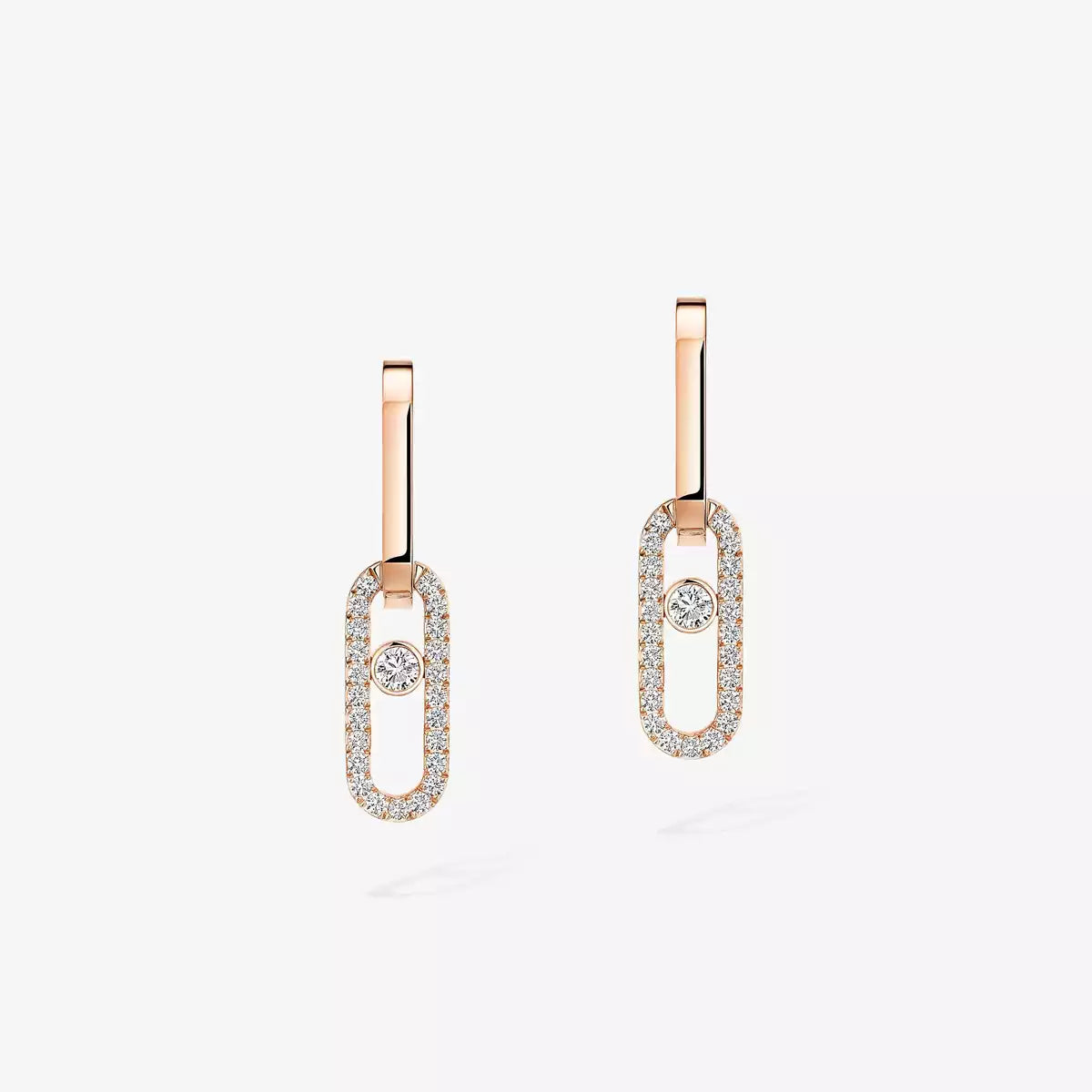 [Shinejoy]Move Link Diamond Earrings