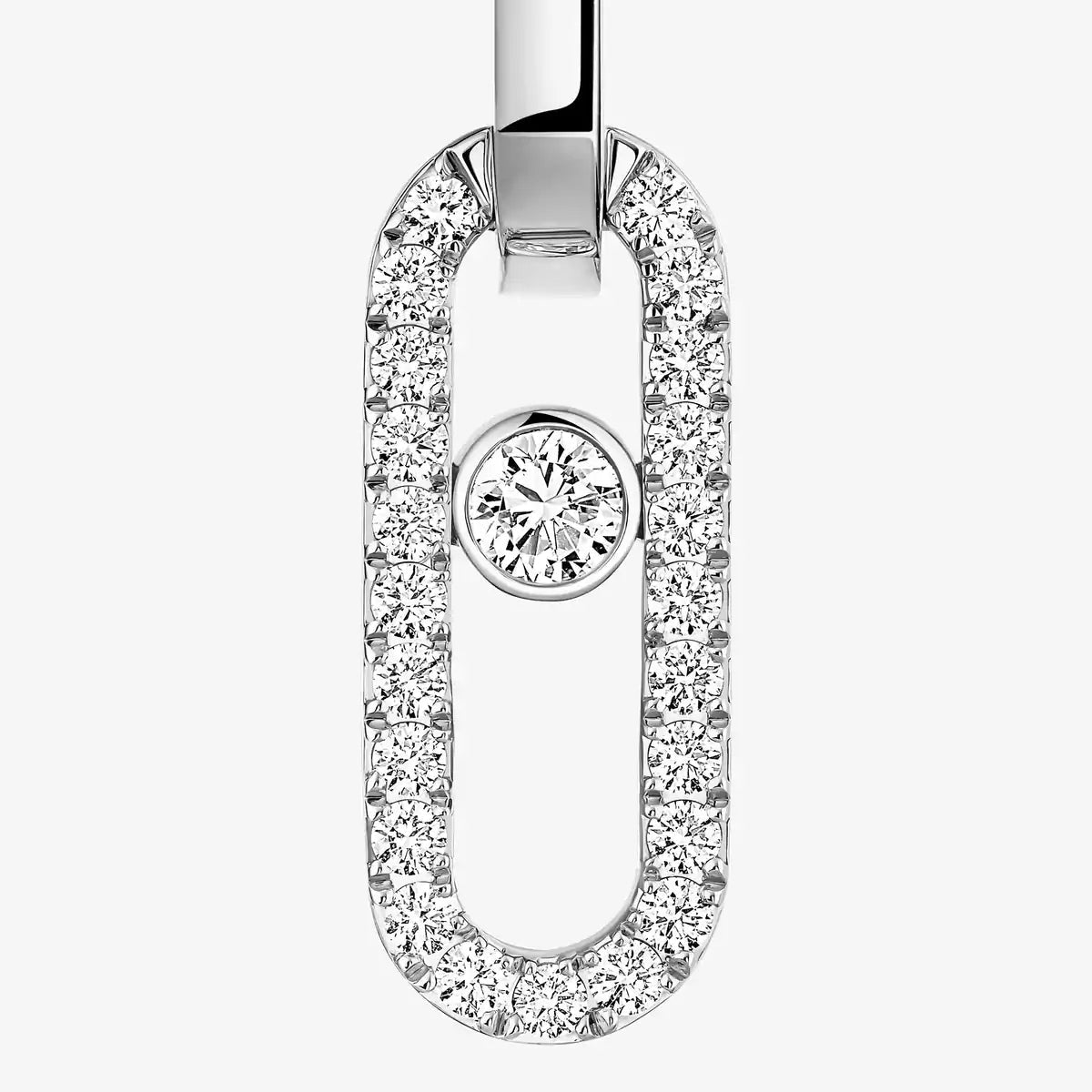 [Shinejoy]Move Link Diamond Earrings