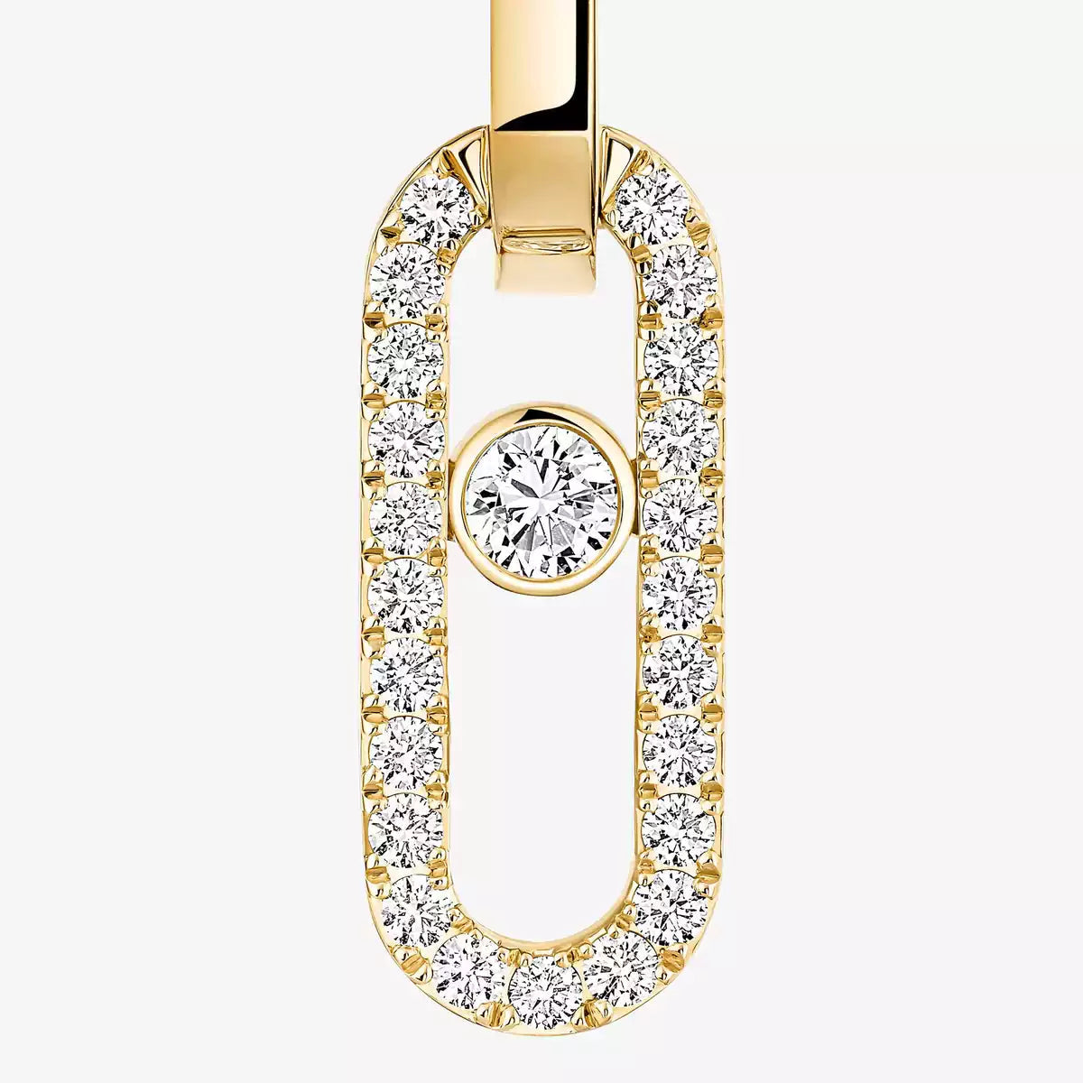 [Shinejoy]Move Link Diamond Earrings