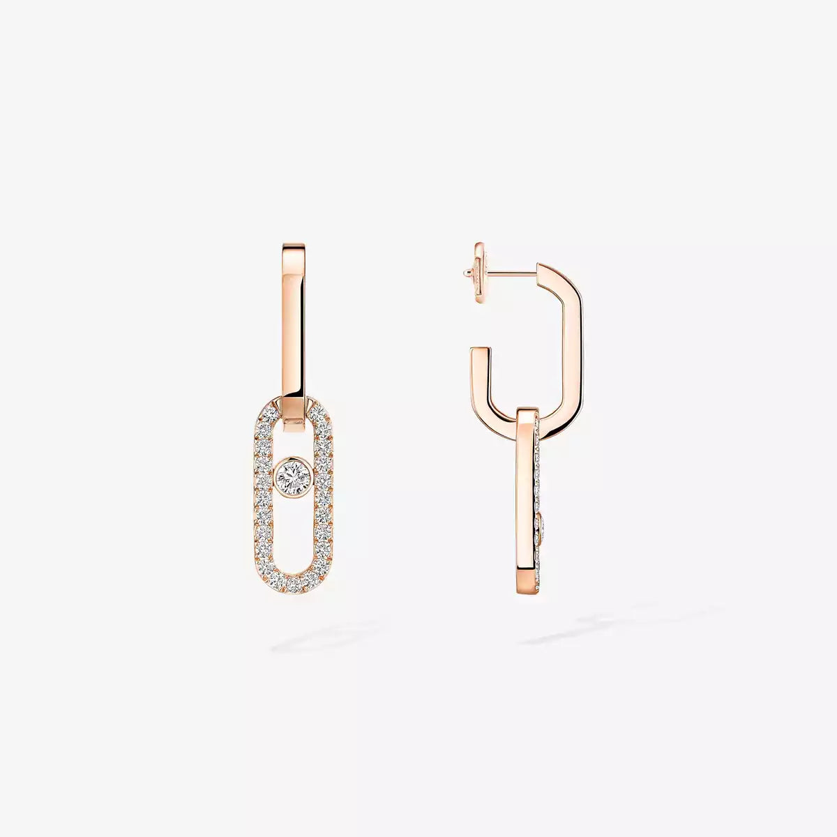 [Shinejoy]Move Link Diamond Earrings