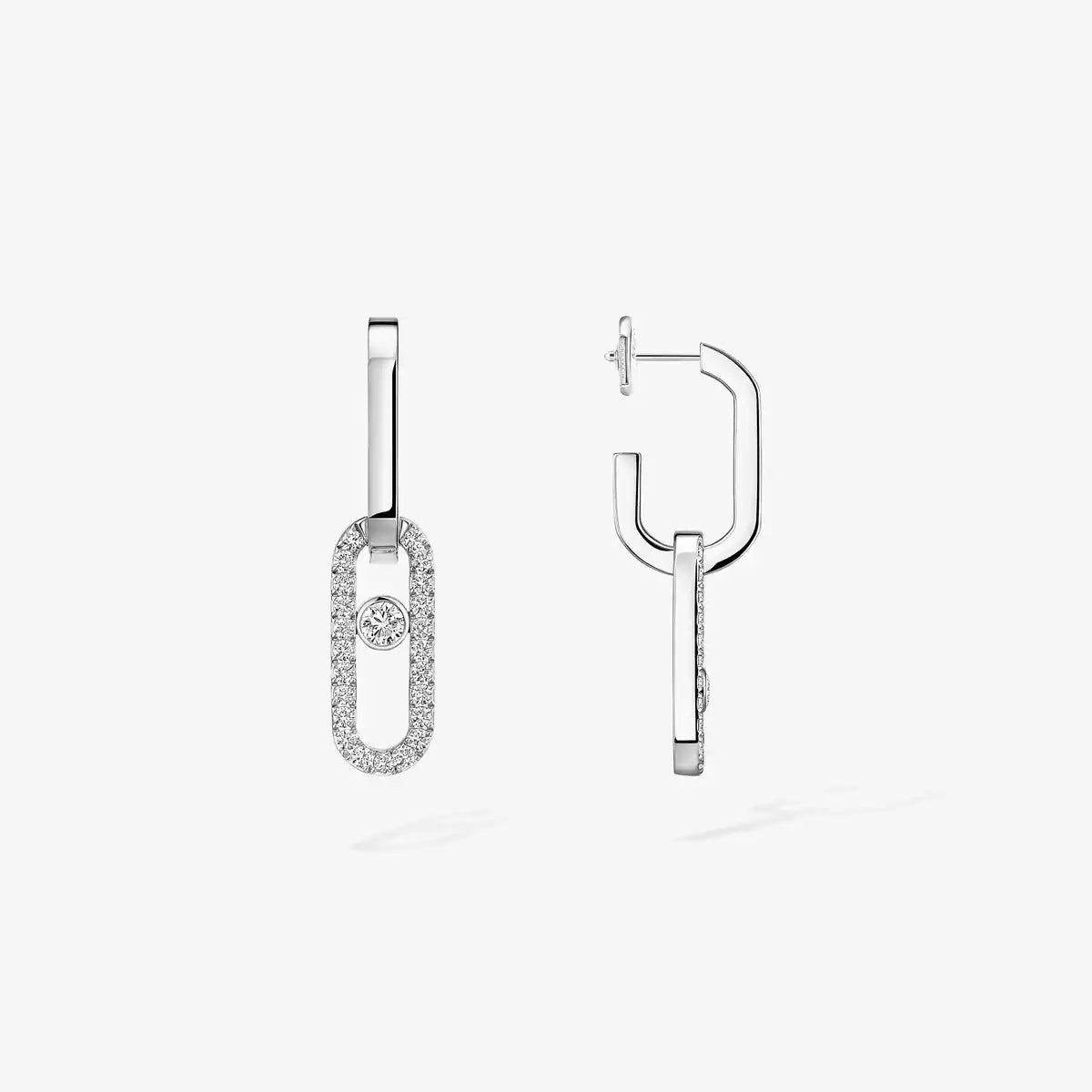 [Shinejoy]Move Link Diamond Earrings