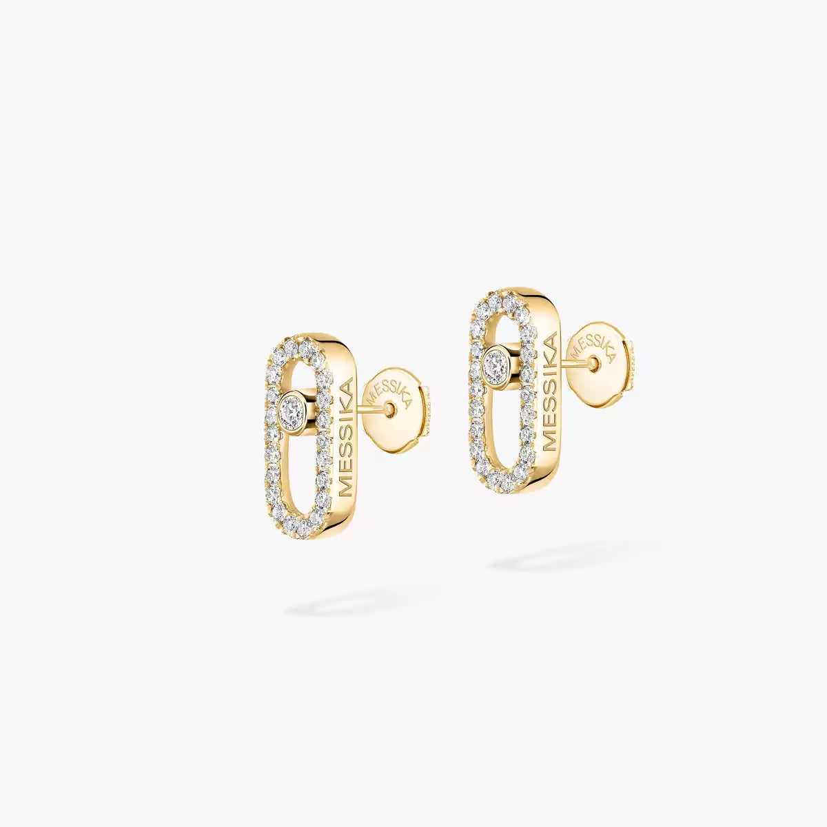 [Shinejoy]Move Uno Diamond Earrings