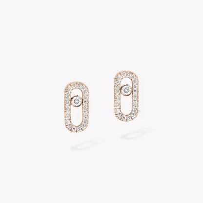 [Shinejoy]Move Uno Diamond Earrings
