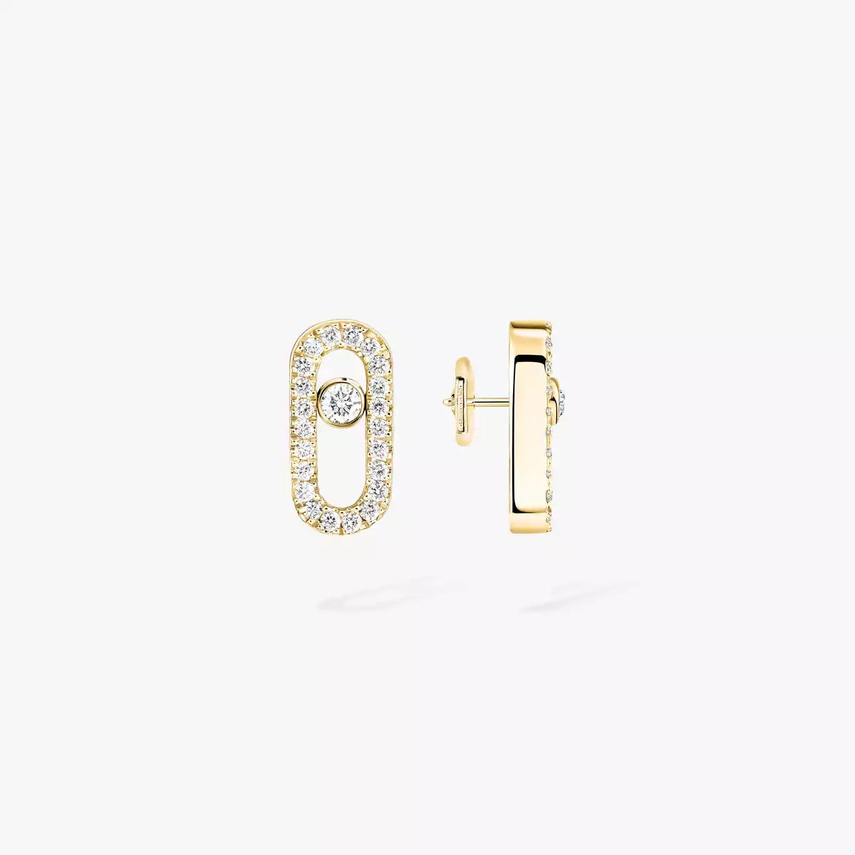 [Shinejoy]Move Uno Diamond Earrings