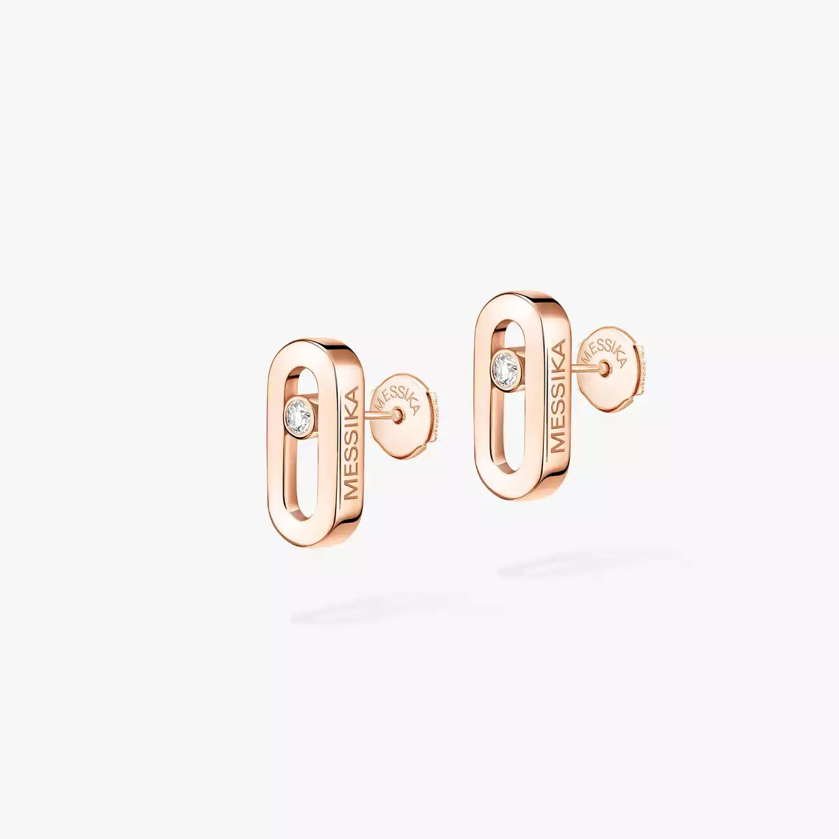 [Shinejoy]Move Uno Diamond Stud Earrings
