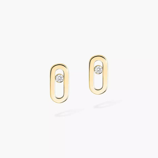 [Shinejoy]Boucles d'oreilles clous diamant Uno