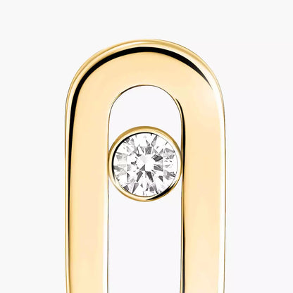 [Shinejoy]Move Uno Diamond Stud Earrings