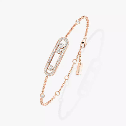 [Shinejoy]Bracelet bébé diamant mobile pavé