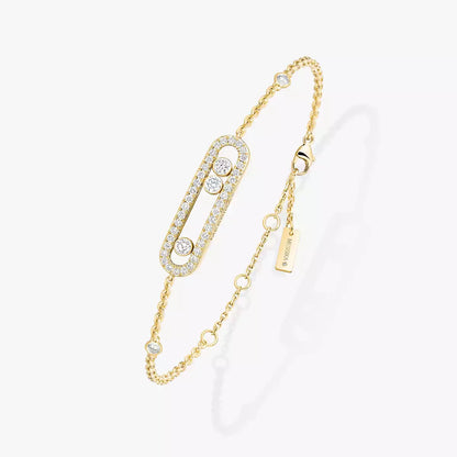 [Shinejoy]Pavé Baby Move Diamond Bracelet