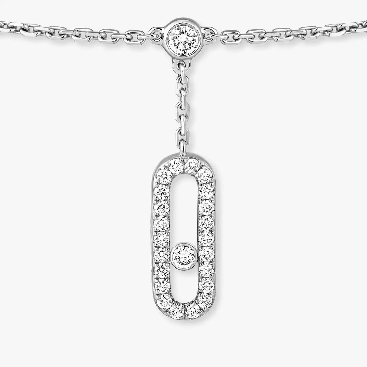 [Shinejoy] Move Uno pavé ankle bracelet