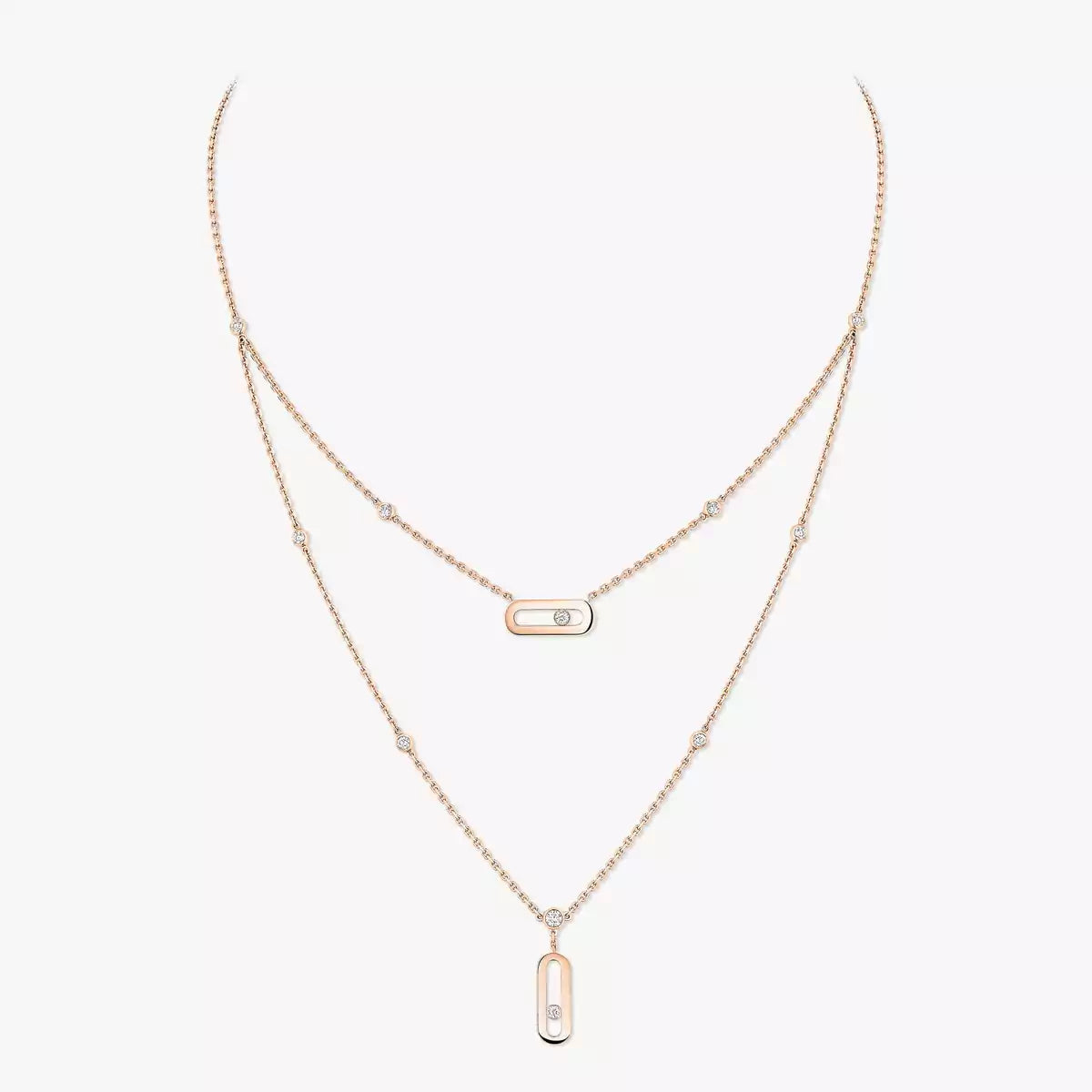 [Shinejoy] Move Uno Diamond Necklace