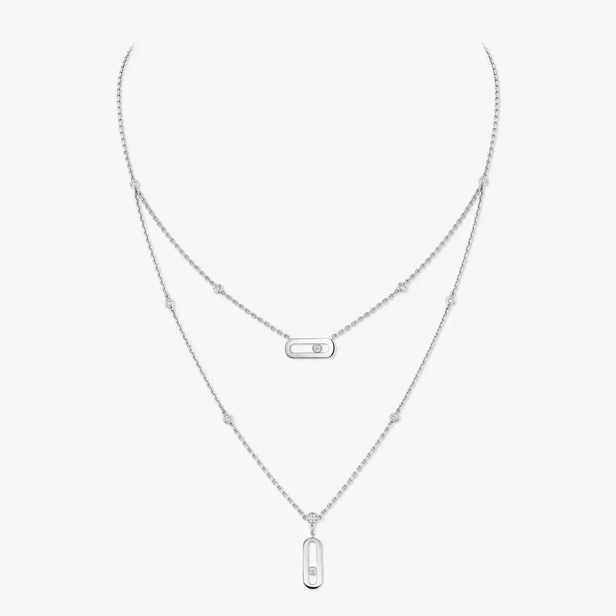 [Shinejoy] Move Uno Diamond Necklace