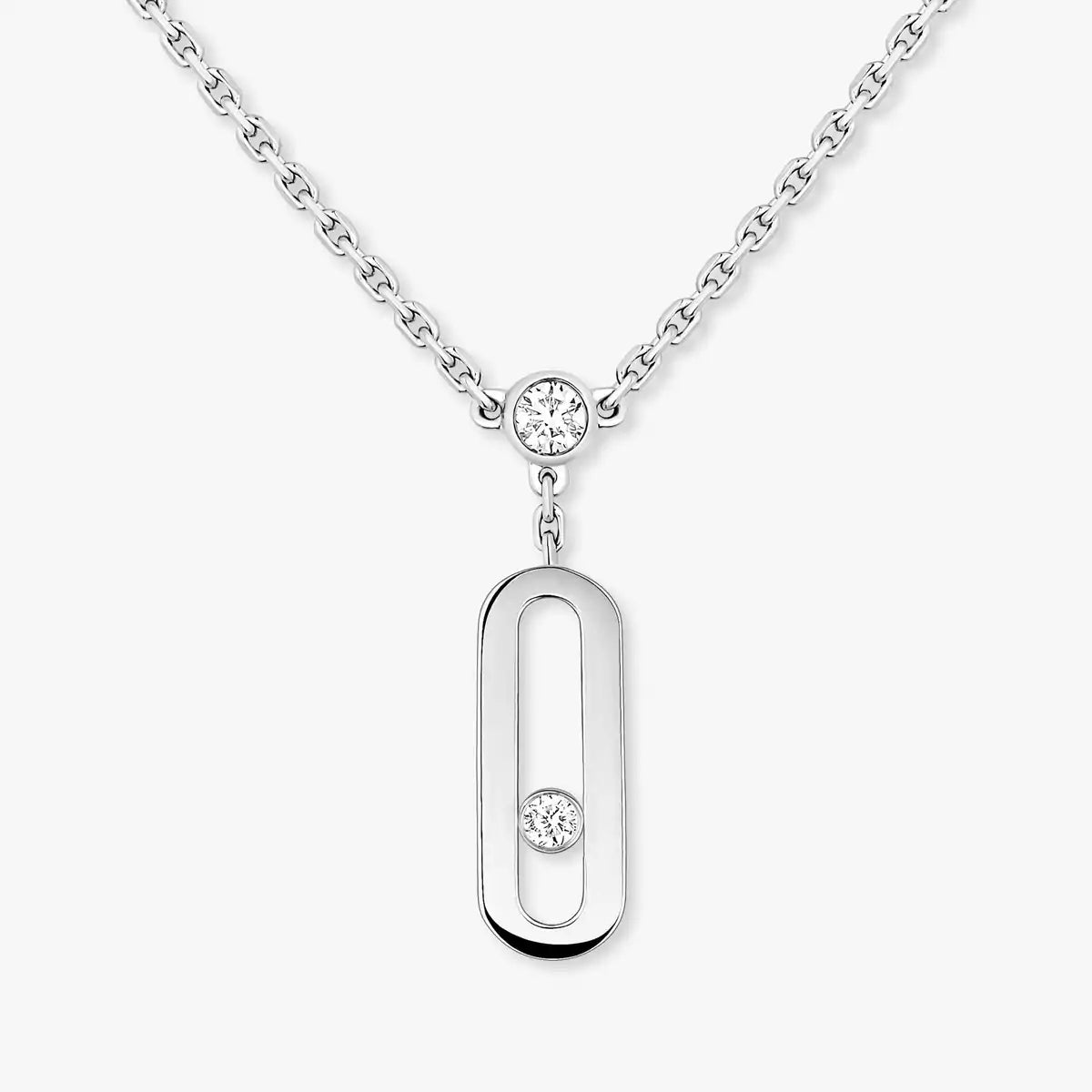 [Shinejoy] Move Uno Diamond Necklace