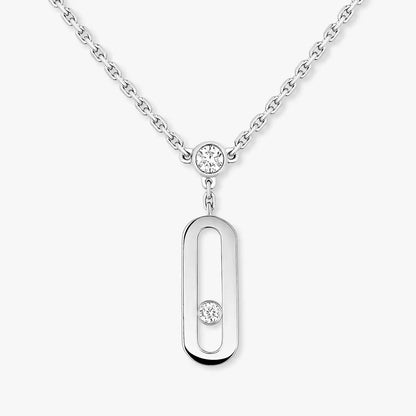[Shinejoy] Move Uno Diamond Necklace