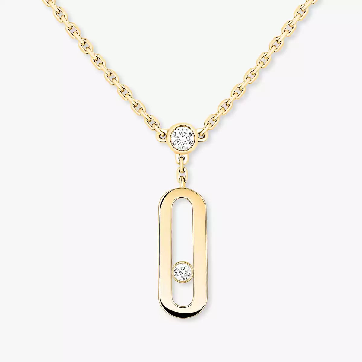 [Shinejoy] Move Uno Diamond Necklace
