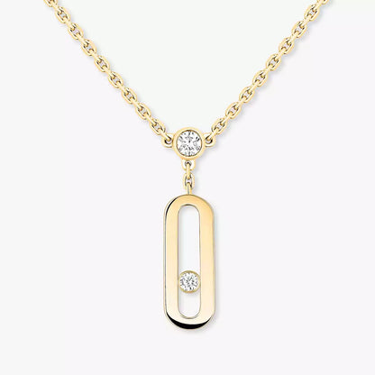 [Shinejoy] Move Uno Diamond Necklace
