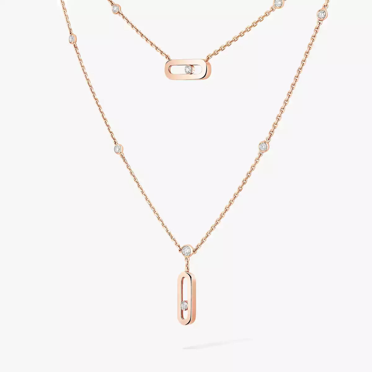 [Shinejoy] Move Uno Diamond Necklace
