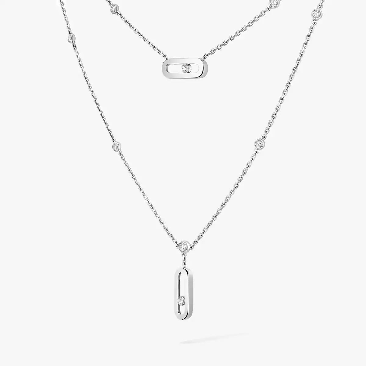 [Shinejoy] Move Uno Diamond Necklace