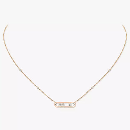 [Shinejoy] Baby Move Gold Diamond Necklace