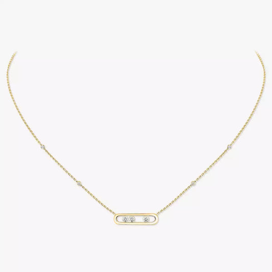 [Shinejoy] Collier bébé diamant en or Move