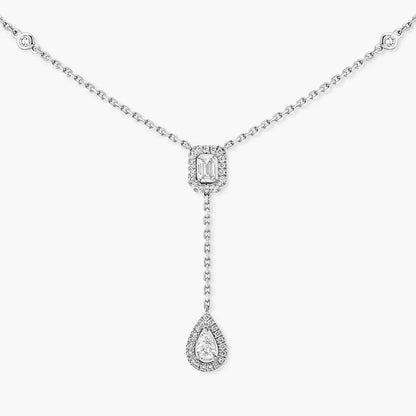 [Shinejoy]Gold Diamond Tie Necklace