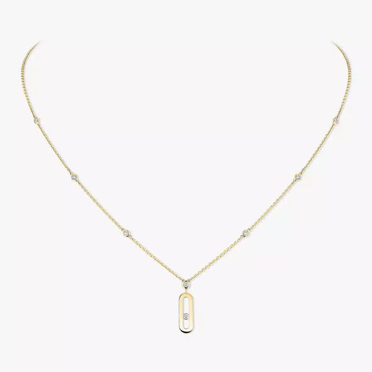 [Shinejoy] Collier long Uno Gold Diamond