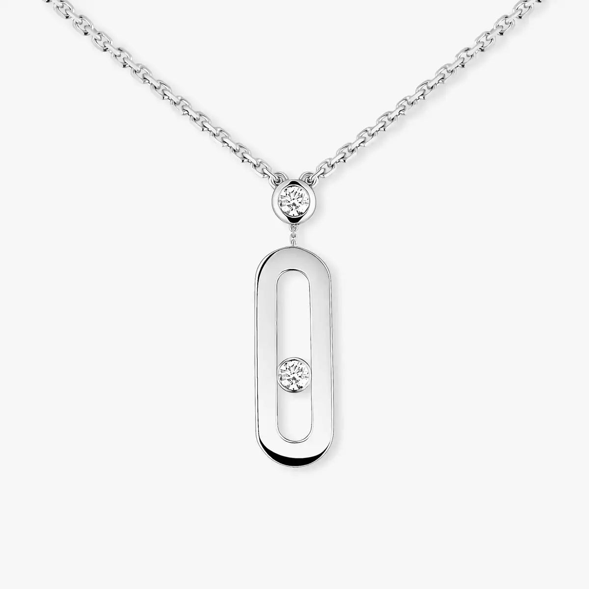 [Shinejoy] Move Uno Gold Diamond Long Necklace