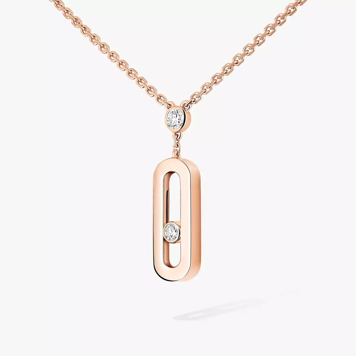 [Shinejoy] Move Uno Gold Diamond Long Necklace