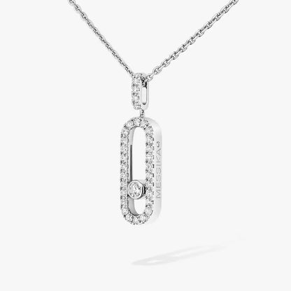 [Shinejoy]Move Uno Diamond Necklace in Rose Gold