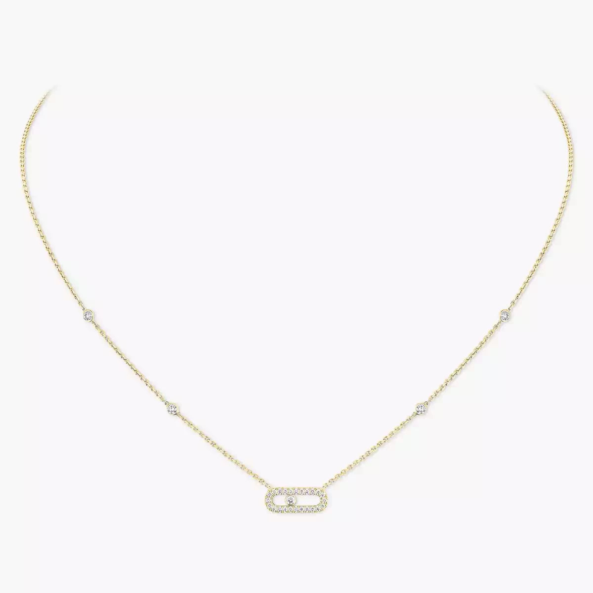 [Shinejoy]Diamond Necklace Move Uno